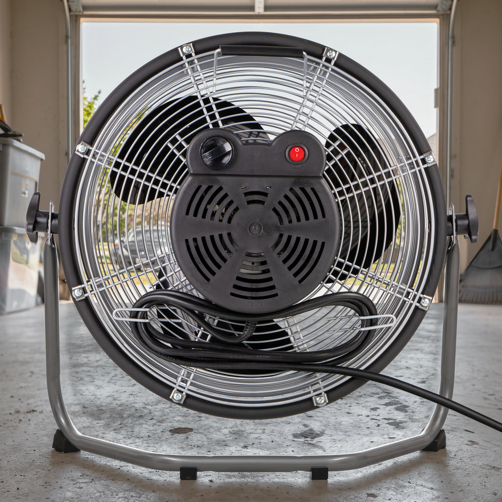 14 in. Internal Oscillating Floor Fan