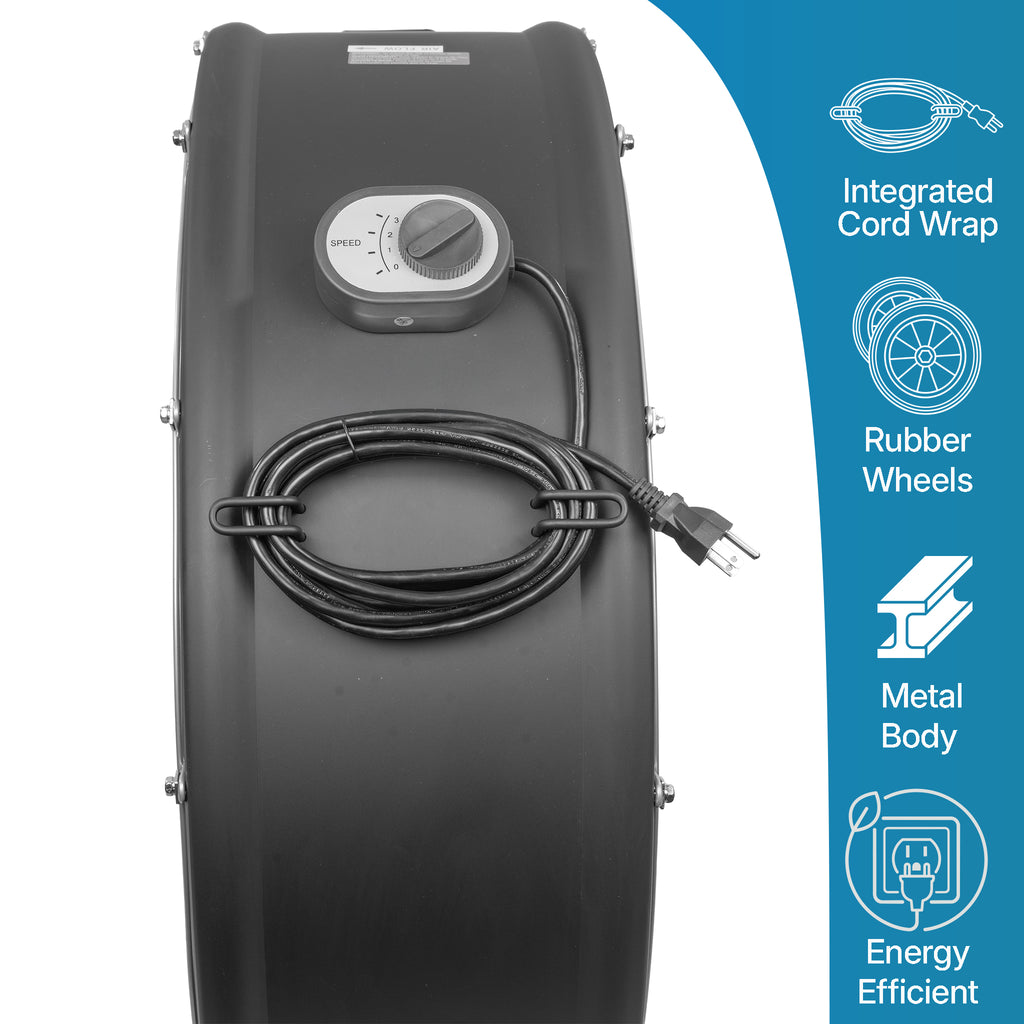 30 in. Industrial Direct Drive Drum Floor Fan