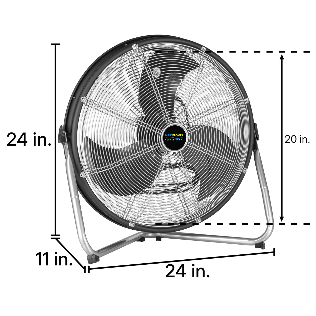 20 in. Shroud Floor Fan