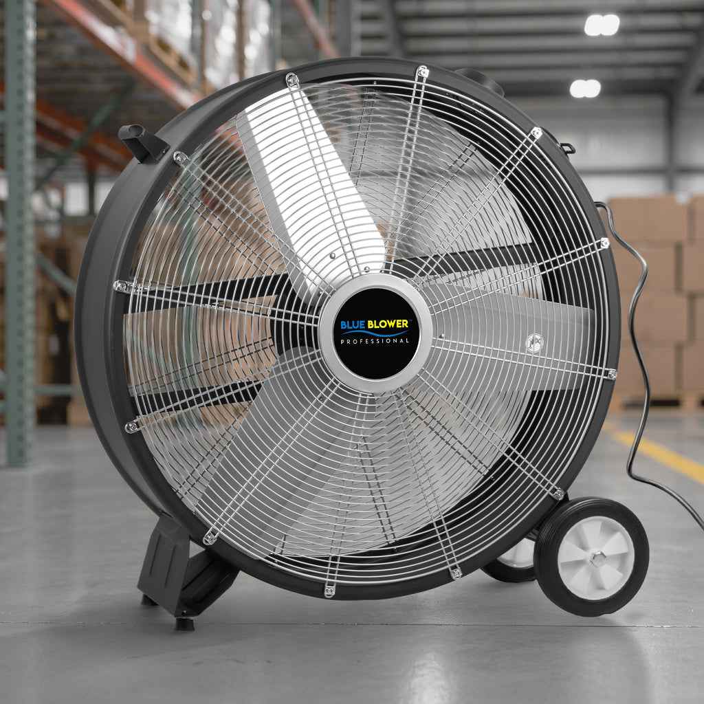 30 in. Industrial Direct Drive Drum Floor Fan