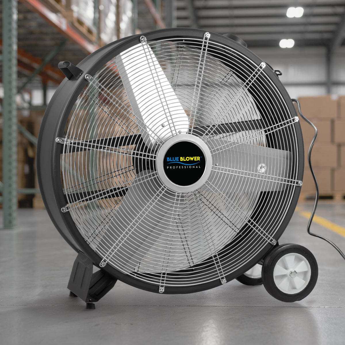 30 in. Industrial Direct Drive Drum Floor Fan