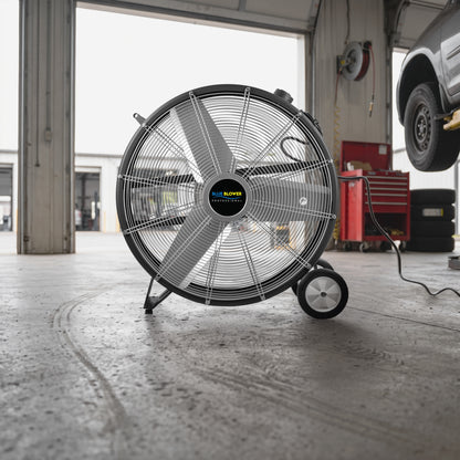 30 in. Industrial Direct Drive Drum Floor Fan