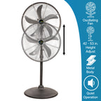 20 in. Oscillating Pedestal Floor Fan